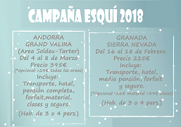 Campaña esquí JMB 2018 Campaña esquí JMB 2018
